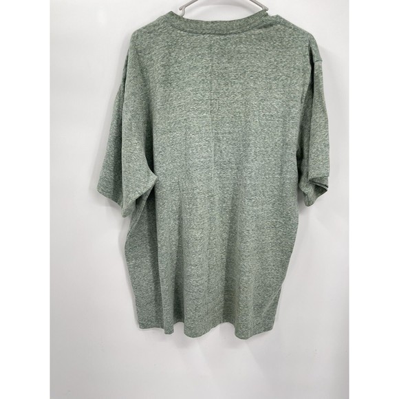 Carhartt Shirt  Heather Green Workwear Original Fit Casual Logo Mens Size L - Picture 6 of 7